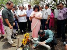 Bhomi Pujan of Rain Water Harvesting Work at WALMI Campus Bhopal